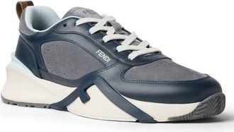 Fendi Flow Low Top Sneaker in Blueber Cenere Menta at Nordstrom, Size 12