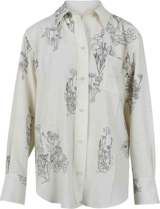 Victoria Beckham Floral print shirt