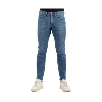 Jeckerson Slim Fit Jeans, male, Blue, W34, Mens Denim Jeans
