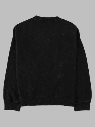 Ganni Printed Organic Cotton Sweatshirt - Black
