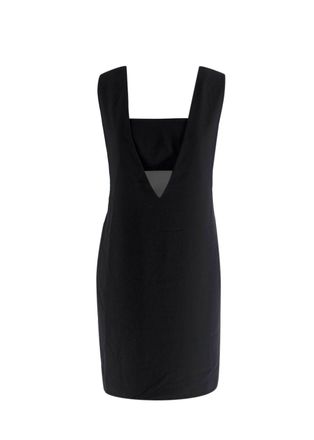 Alexander Wang T By Alexander Wang Black Crepe Cut Out Mini Dress Size XS