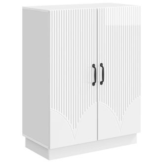 vidaXL Aparador Brillante 66 X 34,5 X 87 Cm Madera De Ingenier&iacute;a Vidaxl