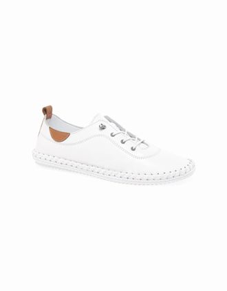 Lunar Womens St Ives Womens Casual Shoes - White - Size: 3