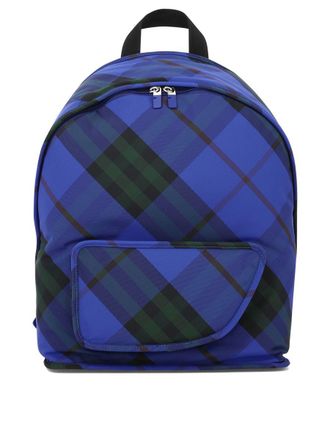 Burberry Check Nylon Backpack