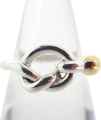 Tiffany & Co. Yellow Gold (18K) Sterling Silver 925 Band Ring (Pre-Owned)