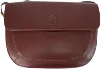 Cartier Pre-owned Cross Body Bags, female, Red, Size: ONE SIZE Pre-owned Leather Cross Body Bag