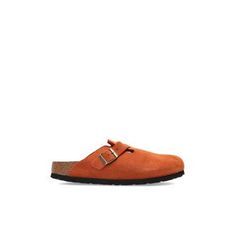 Birkenstock Dames, Schoenen, Oranje, Maat: 38 EU Leer