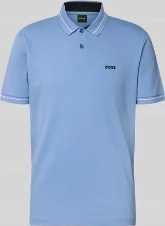 HUGO BOSS Regular Fit Poloshirt aus Baumwoll-Mix Modell PL_Member in Blau, Gr&ouml;&szlig;e XXXL