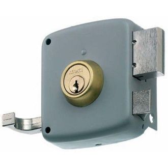 MCM Cerradura Sobreponer 2525pr-100-dcha Pintada Cilindro Redond - Mcm