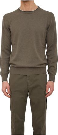 PESERICO Round-neck Truien - Heren - Ronde hals truien - Groen - XL - Truien & Vesten