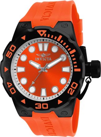 Invicta Mens Pro Diver 51mm Orange Quartz Watch