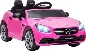 OEM Coche El&eacute;ctrico Para Ni&ntilde;os De +3 A&ntilde;os, Mercedes Slc 300, Coche El&eacute;ctrico 12v, Con Mando A Distancia 2,4 G, Ruedas Traseras Con Suspensi&oacute;n, Faros Led, 