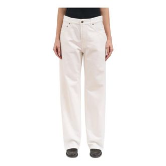 Haikure Straight Jeans, female, White, Size: W28 Bonnie Bull 44 Pants