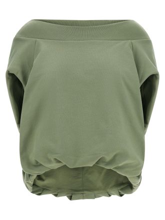 Dries Van Noten Beige Cotton Womens Sweatshirt