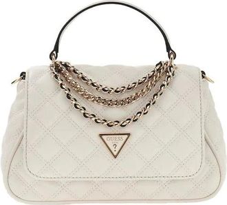Guess Tassen, Dames, Wit, ONE Size, Giully Ii Top Handle Flap