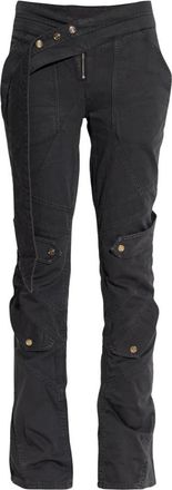 Blumarine Flared Jeans - Dames - Broeken - Grijs - Maat: XS Katoen