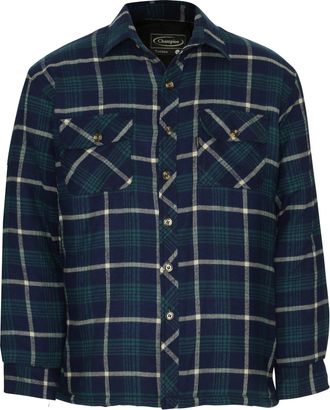 Champion Mens Totnes Fleece Lined Lumberjack Shirt-Blue-Small-Max 39,100cm