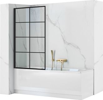 Rea Rea - Mampara De Ba&ntilde;era Lagos-1 Fix Negro 70