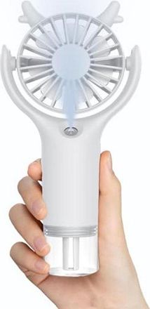 OEM Mini Ventilador Port&aacute;til De Mano Con Funci&oacute;n De Humidificaci&oacute;n - Recargable Por Usb-c, 3 Velocidades, Perfecto Para Viajes Y Verano