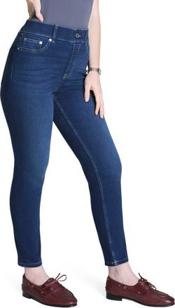 Spanx SPANXshape EveryWear Pull-On Ankle Skinny Jeans in Poseidon at Nordstrom, Size 3 X