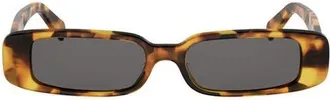 Celine 53mm Rectangle Sunglasses in Blonde Havana/smoke at Nordstrom