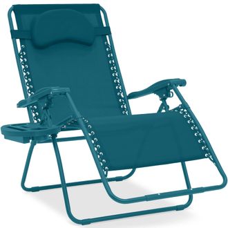 Best Choice Products Oversized Zero Gravity Chair, Folding Outdoor Patio Lounge Recliner w/ Cup Holder