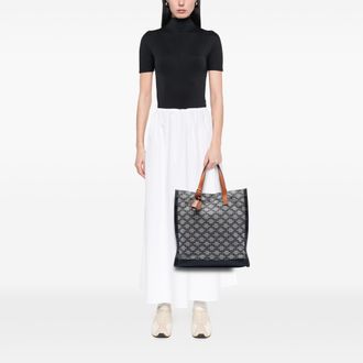 Celine Tweedekans Macadam Canvas Verticale Tote