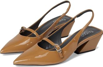 Franco Sarto Galin Womens Shoes Peanut Tan Patent : 7.5 M, Faux Leather