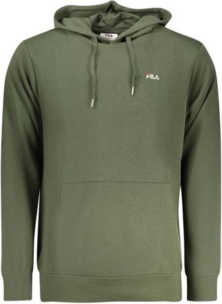 Fila Lumezzane Hooded Sweatshirt - Heren - Hoodies - Groen - S - Katoen - Hoodies & sweatvesten