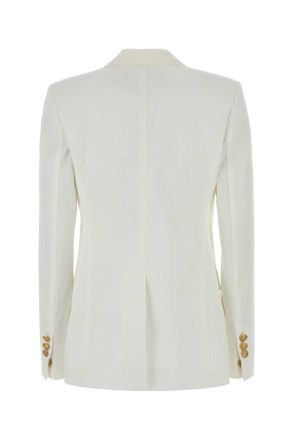 Dsquared2 Womens White Cotton Blazer Giacche E Gilet