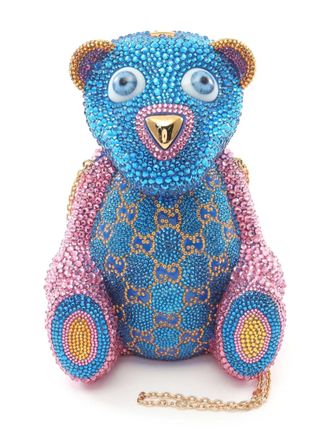 Gucci 2010s Teddy Bear shoulder bag - Blue