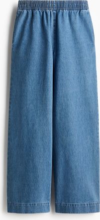 H&M Schlupfhose aus Denim - Helles Denimblau