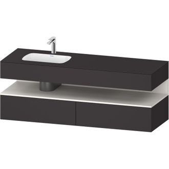 Duravit Qatego Lavabo Encastrado Con Base De Lavabo Consola, - Duravit