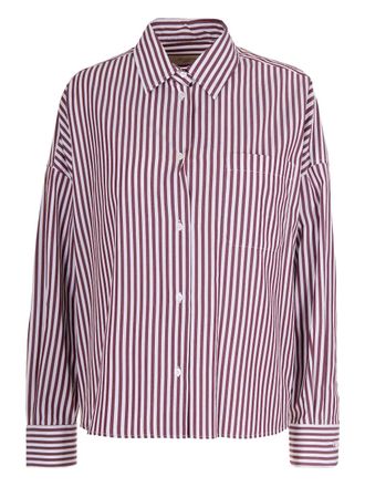 Max Mara Daureo striped shirt - Rood