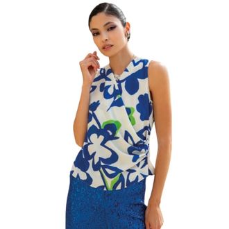 Hanita Top - Dames - Tops - Blauw - Maat: XS