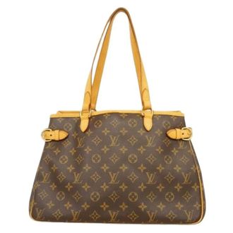 Louis Vuitton Pre-owned Tote Bags, female, Brown, Size: ONE SIZE Pre-owned Batignolles Horizontal Tote Bag