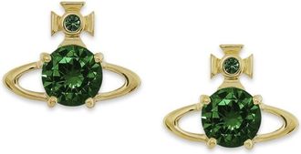 Vivienne Westwood REINA PETITE EARRINGS Size: OS, colour: GREEN