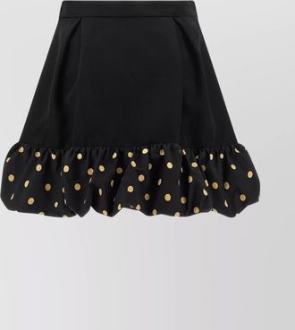 Moschino high-waisted skirt with polka dot design