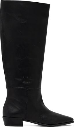 Copenhagen Stivali al ginocchio a punta - Nero