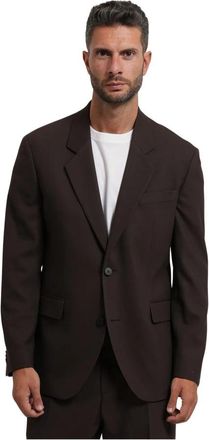 HUGO BOSS Karlo 243X Modern-fit Stretch Blazer - Heren - Business blazers - Bruin - XL - Leer - Kostuums