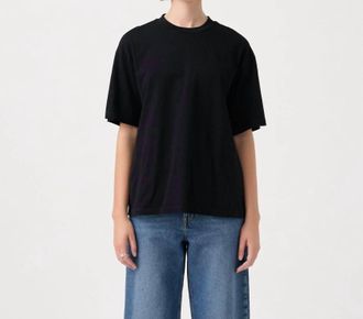 Outland Denim Oversized Tee In Black