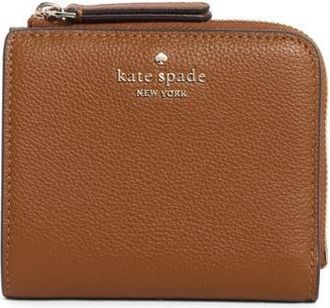 Kate Spade New York leila small pebbled leather wallet in Cavern Clay at Nordstrom Rack