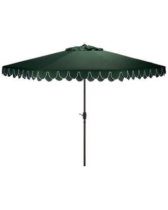 Safavieh Valance 11Ft Round Crank Umbrella