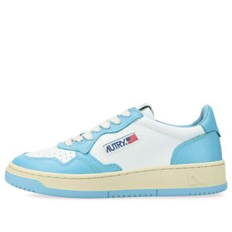 Autry (WMNS) Autry Medalist Low Leather Light Blue White AULW-WB08