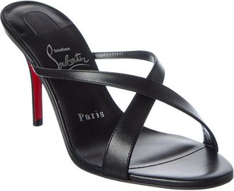 Christian Louboutin Mulazee Cross 80 Leather Sandal