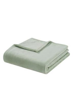 Elie Tahari Plush Throw Blanket in Desert Sage at Nordstrom Rack, Size One Size Oz