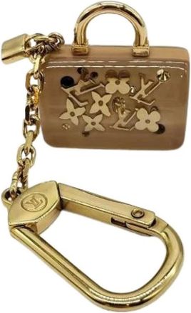 Louis Vuitton Pre-owned Accessories, female, Beige, Size: ONE SIZE Pre-owned Keyring