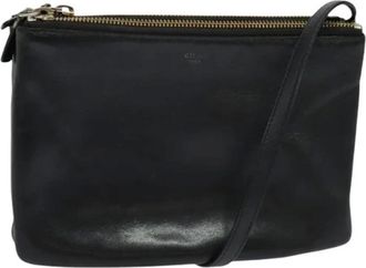 Celine Pre-owned Cross Body Bags, female, Black, Size: ONE SIZE Pre-owned Vintage Shoulder Bag