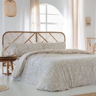 COTTON ARTEAN Funda n&oacute;rdica 100% algod&oacute;n org&aacute;nico beige 180x220 cm cama 105