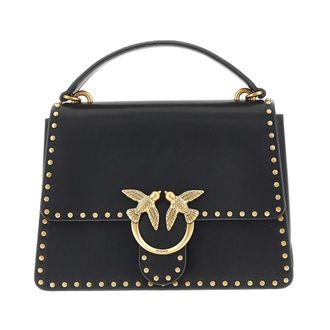 Pinko Borsa in pelle con fibbia Love Birds - - Bags - Donna - Nero - ONE SIZE